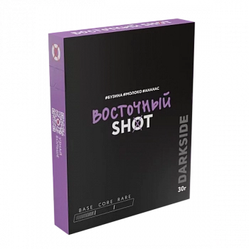 Табак Darkside Shot, 30гр "Восточный / Бузина, Молоко, Ананас"